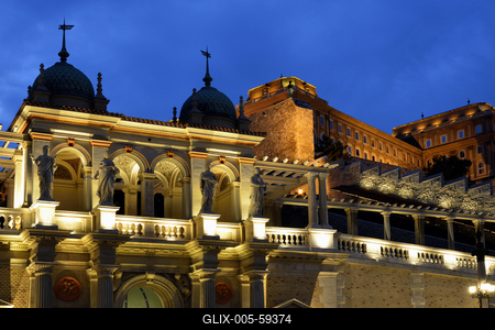 Budapest, Várkert Bazár-stock-foto