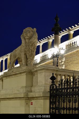 Budapest, Várkert Bazár-stock-foto