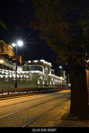 Budapest, Várkert Bazár-stock-foto