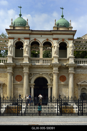 Budapest, Várkert Bazár-stock-foto
