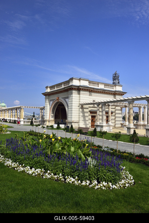 Budapest, Várkert Bazár-stock-foto