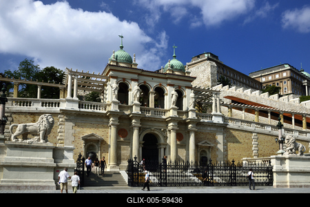 Budapest, Várkert Bazár-stock-foto