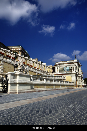 Budapest, Várkert Bazár-stock-foto