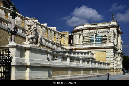 Budapest, Várkert Bazár-stock-foto