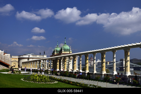 Budapest, Várkert Bazár-stock-foto