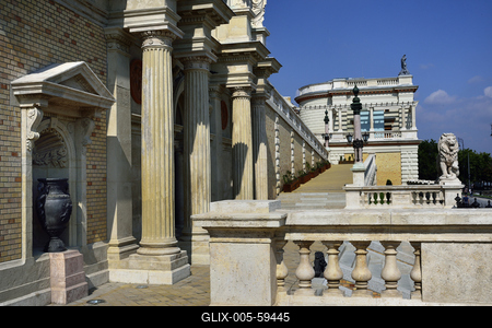 Budapest, Várkert Bazár-stock-foto