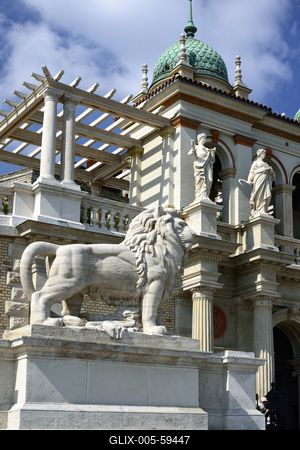 Budapest, Várkert Bazár-stock-foto