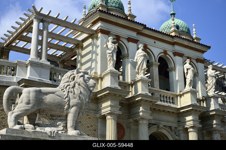 Budapest, Várkert Bazár-stock-foto