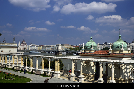 Budapest, Várkert Bazár-stock-foto
