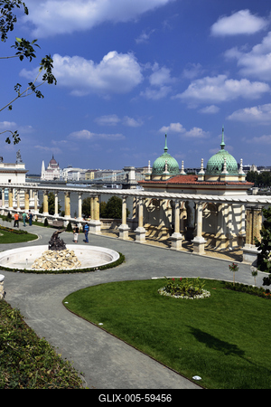 Budapest, Várkert Bazár-stock-foto