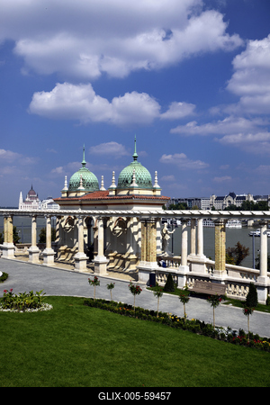 Budapest, Várkert Bazár-stock-foto