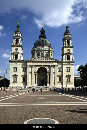 Budapest, Szent István-bazilika-stock-foto