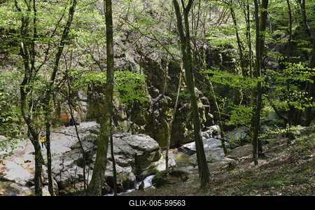Bakonynána - Római fürdő-stock-foto