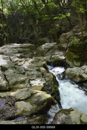 Bakonynána - Római fürdő-stock-foto