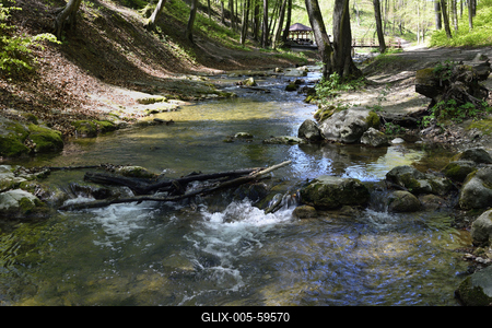 Bakonynána - Római fürdő-stock-foto