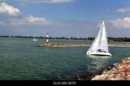 Balatonföldvár-stock-foto
