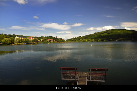 Bánki tó-stock-foto