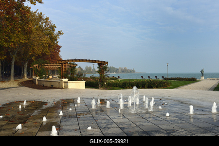 Balatonfüred-stock-foto