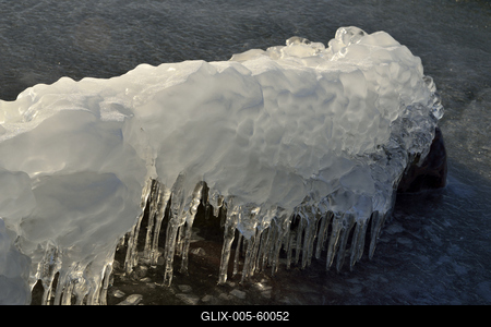 Téli Balaton-stock-foto