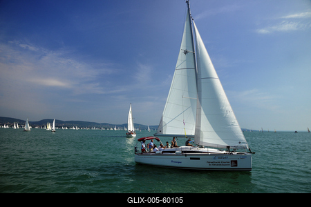 Kékszalag Vitorlás Verseny 2015-stock-foto