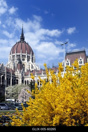 Budapest, Országház (Parlament)-stock-foto