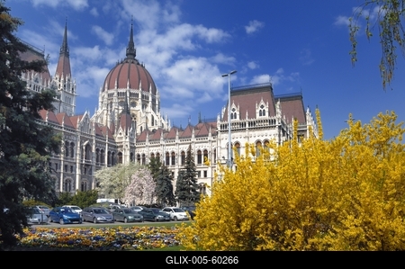 Budapest, Országház (Parlament)-stock-foto