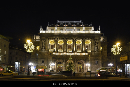 Budapest, Magyar Állami Operaház-stock-foto