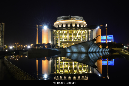 Budapest, Nemzeti Színház-stock-foto