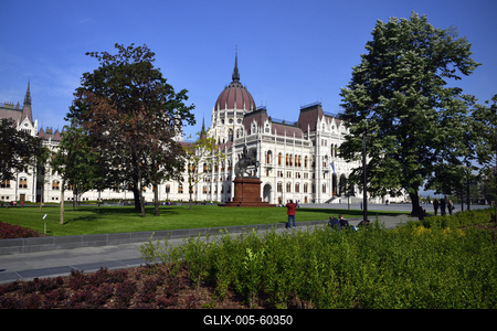 Budapest, Országház (Parlament)-stock-foto