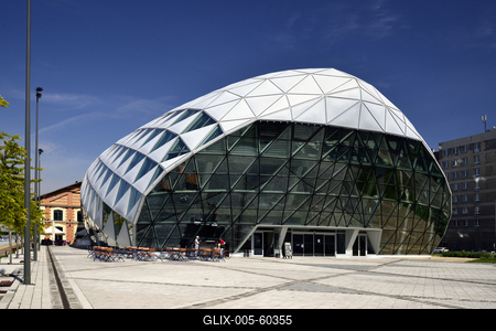 Budapest, Bálna kulturális központ-stock-foto