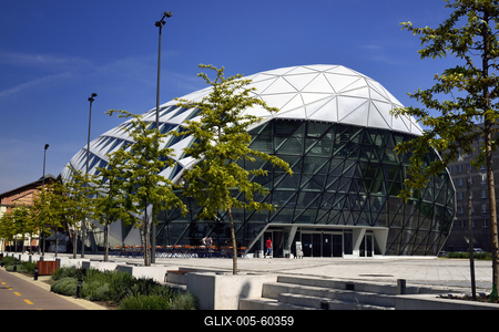 Budapest, Bálna kulturális központ-stock-foto