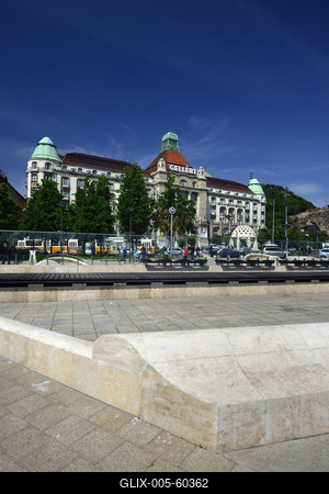 Budapest, Gellért Szálló-stock-foto