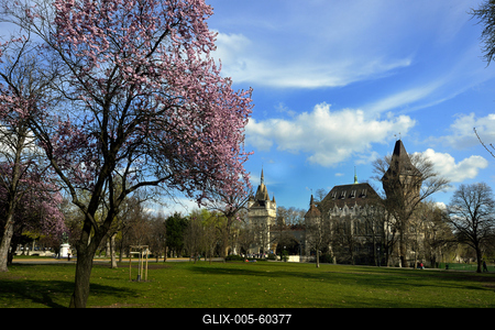 Budapest, Vajdahunyad vára-stock-foto