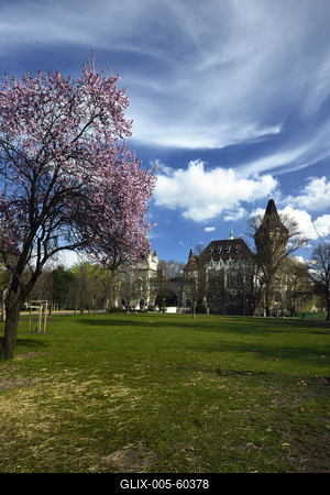 Budapest, Vajdahunyad vára-stock-foto