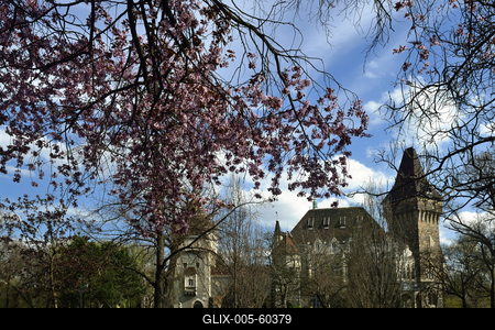 Budapest, Vajdahunyad vára-stock-foto