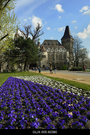 Budapest, Vajdahunyad vára-stock-foto