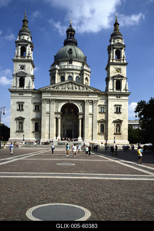 Budapest, Szent István-bazilika-stock-foto