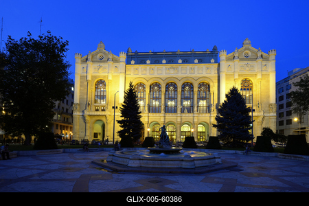 Budapest, Pesti Vigadó-stock-foto