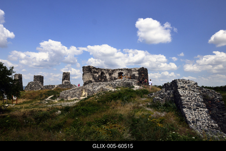 Csobánc vára-stock-foto