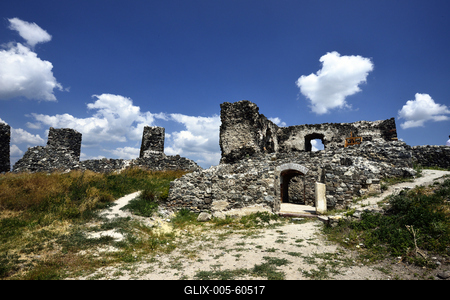 Csobánc vára-stock-foto