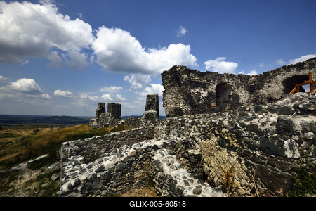 Csobánc vára-stock-foto