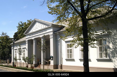 Balatonfüred, Blaha Lujza villa-stock-foto