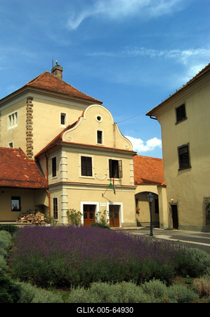 Devecser, Esterházy-kastély-stock-foto