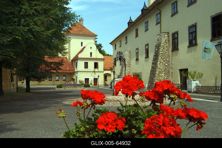 Devecser, Esterházy-kastély-stock-foto
