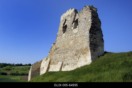 Döbrönte, Szarvaskő vára-stock-foto