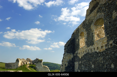 Döbrönte, Szarvaskő vára-stock-foto
