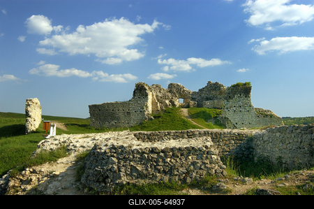 Döbrönte, Szarvaskő vára-stock-foto