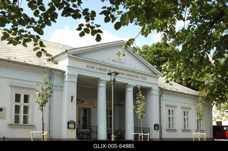 Balatonfüred, Blaha Lujza villa-stock-foto