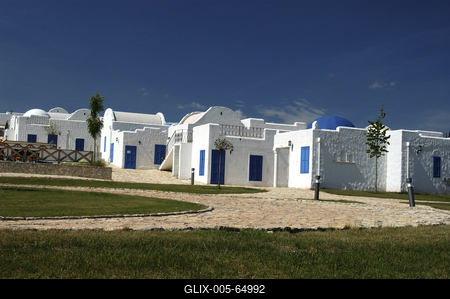 A balatonfüredi Görög falu-stock-foto