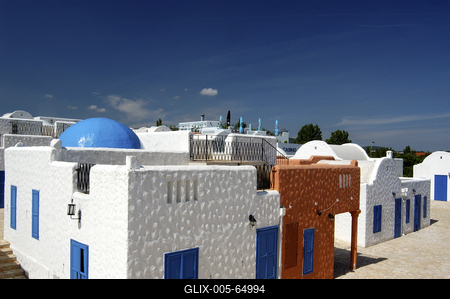 A balatonfüredi Görög falu-stock-foto